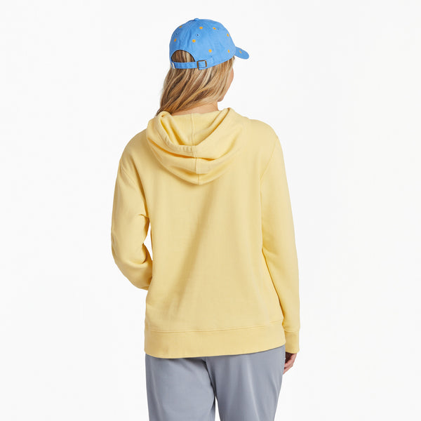 Life Is Good Women's Kindness Is Free Daisies Simply True Fleece Hoodie