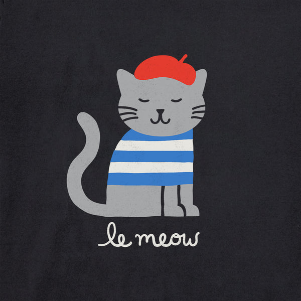 Life Is Good Women's Le Meow Crusher-LITE Shrunken Tee