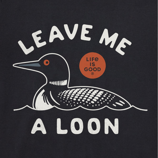 Life Is Good Women's Leave Me A Loon Crusher-LITE Shrunken Tee
