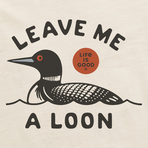 Life Is Good Women's Leave Me A Loon Crusher-LITE Shrunken Tee