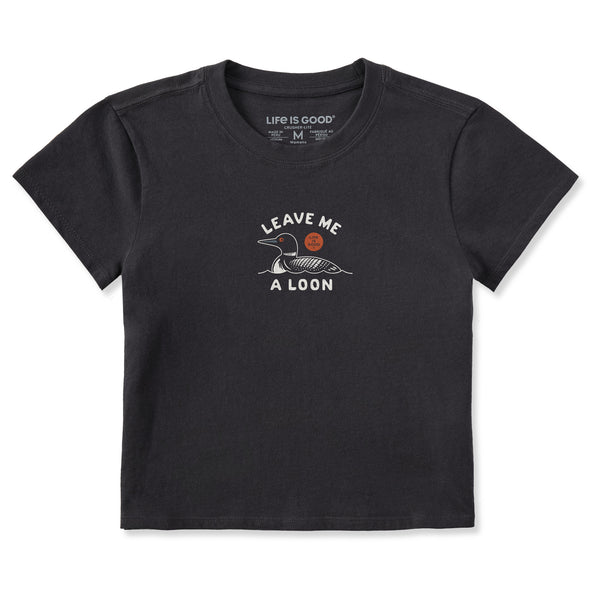 life is good Women's Leave Me a Loon Crusher-LITE Shrunken Tee