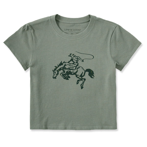 life is good Women's Let's Rodeo Crusher-LITE Shrunken Tee