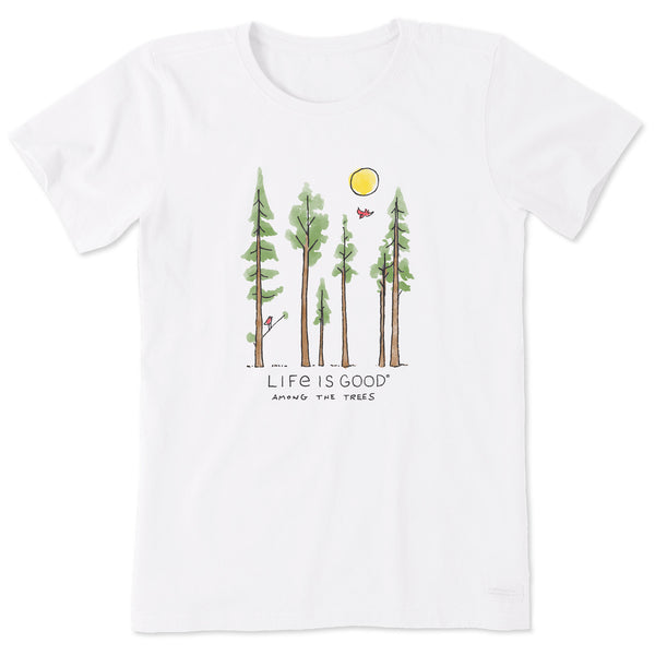 life is good Women's Life is Good Among the Trees Short Sleeve Tee
