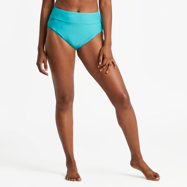 Life Is Good Women's Life Is Good Solid Highwaist Bikini Swimsuit Bottom