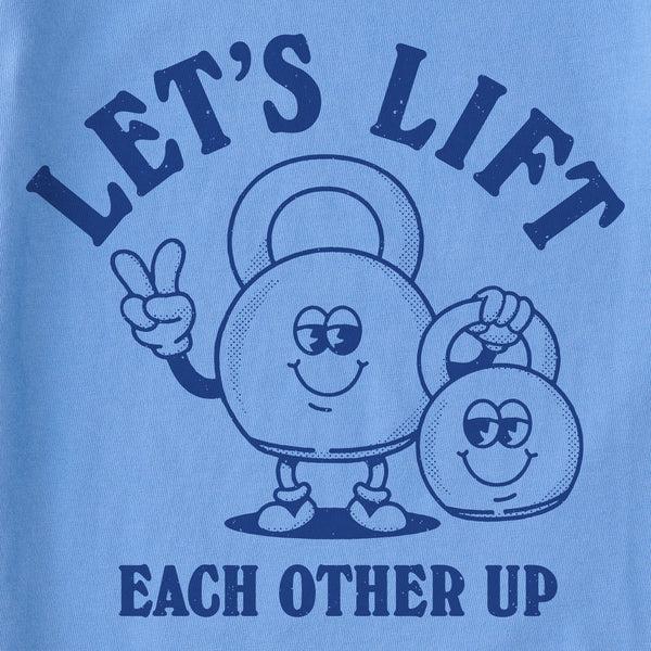 Life Is Good Women's Lift Each Other Up Short Sleeve Crusher Boxy Tee