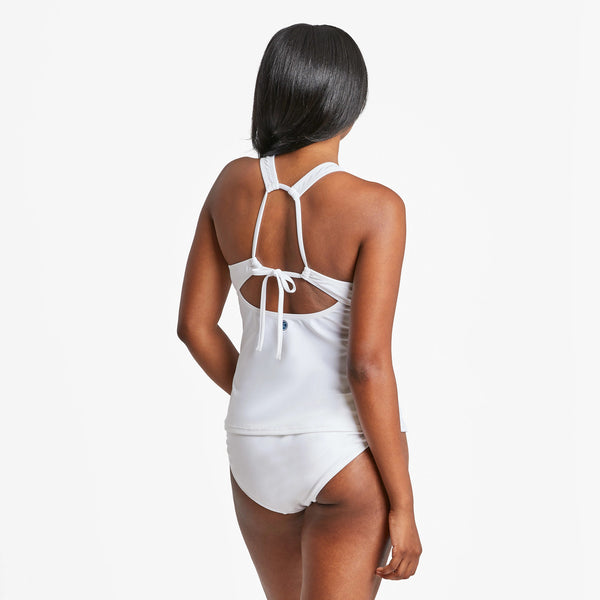 Life Is Good Women's LIG Colorblock Stack High Neck Tankini Swimsuit Top