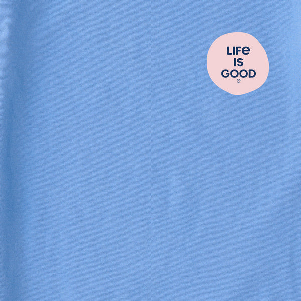 Life Is Good Women's LIG Flower Sun Short Sleeve Crusher Boxy Tee