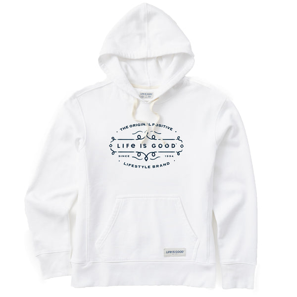 life is good Women's LIG Orignal Positive Lifestyle Simply True Fleece Hoodie