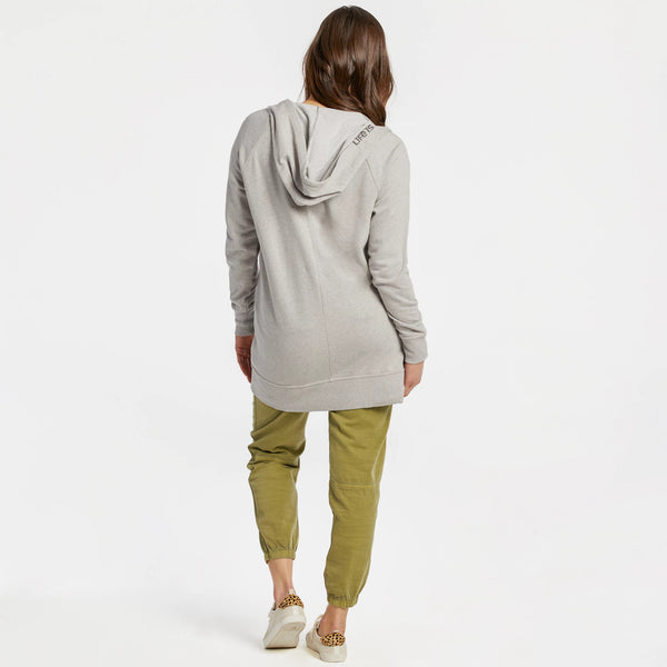 Life Is Good Women's LIG Wordmark Horizontal Beyond Hip French Terry Tunic