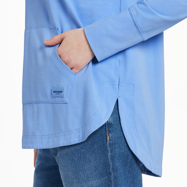 Life Is Good Women's Lotus Breathe Crusher-FLEX Hoodie Tunic
