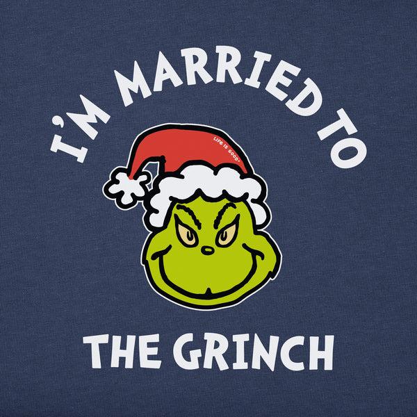 Life Is Good Women's Married To The Grinch Short Sleeve Crusher Tee