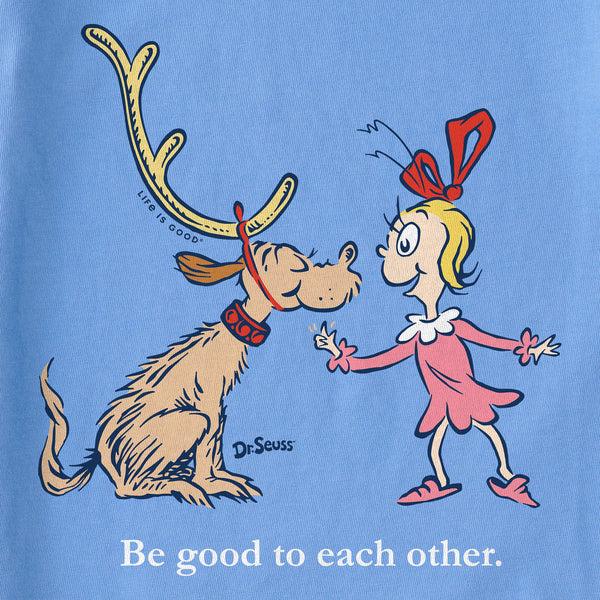 Life Is Good Women's Max U0026 Cindy Be Good Long Sleeve Crusher Tee