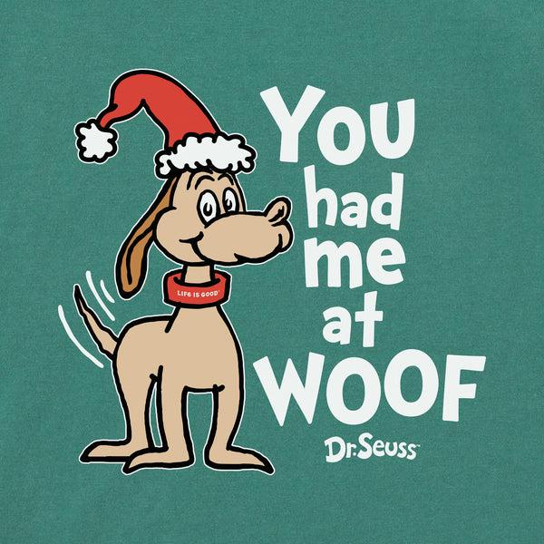 Life Is Good Women's Max You Had Me At Woof Short Sleeve Crusher Tee