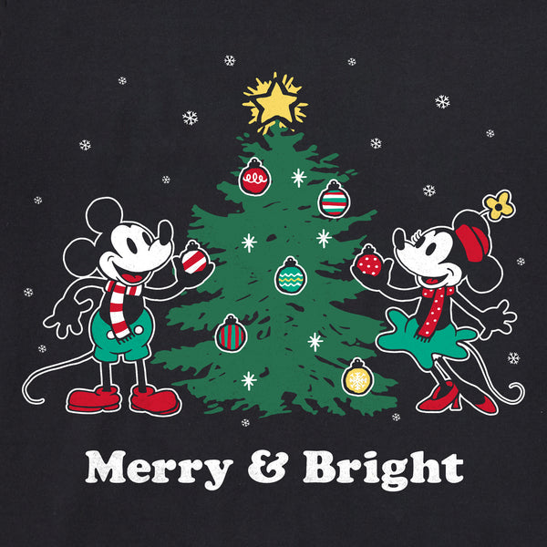 Life Is Good Women's Merry U0026 Bright Willie Xmas Tree Long Sleeve Crusher Tee