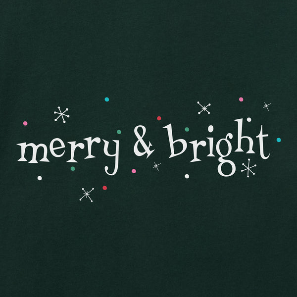 Life Is Good Women's Mid-Century Merry U0026 Bright Long Sleeve Crusher Tee