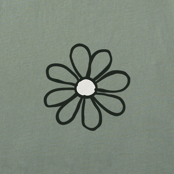 Life Is Good Women's Mini Daisy Short Sleeve Crusher Vee