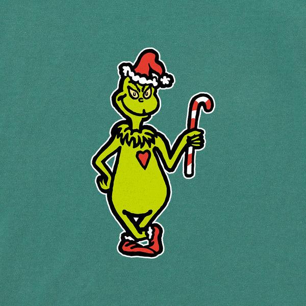 Life Is Good Women's Mini Grinch Short Sleeve Crusher Boxy Tee