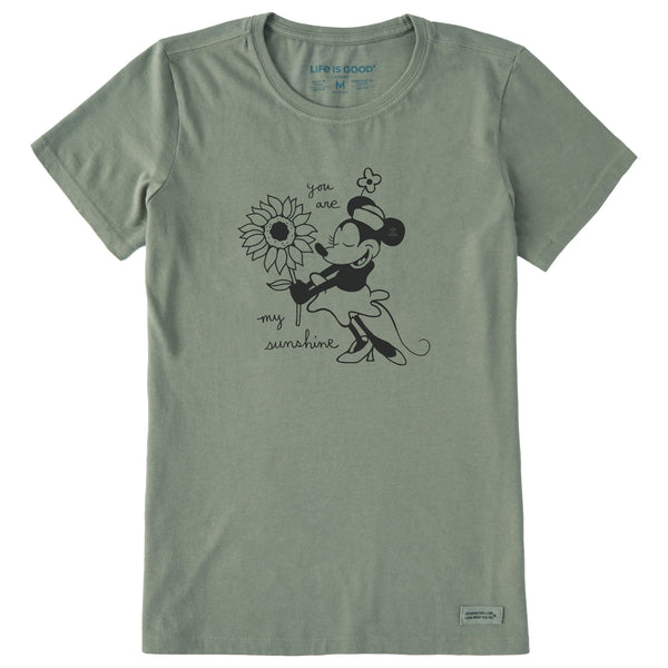 life is good Women's Miss Steamboat Willie My Sunshine Short Sleeve Crusher Tee