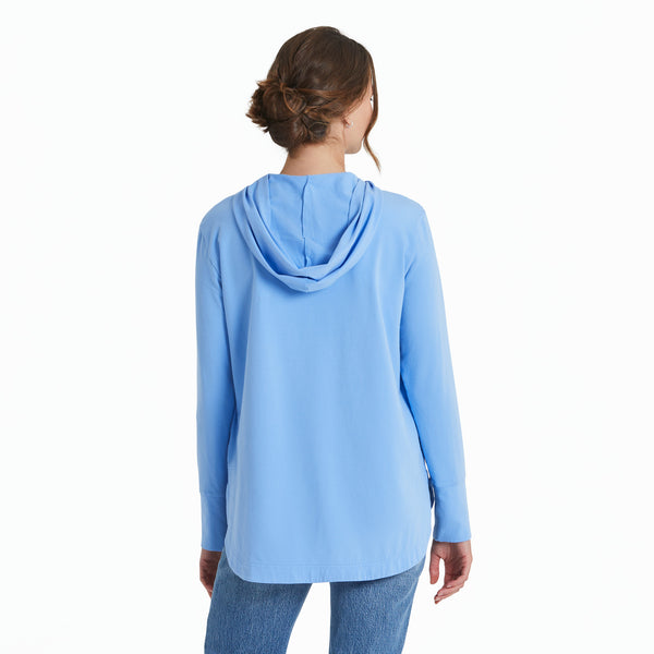 Life Is Good Women's Moon Stars Crusher-FLEX Hoodie Tunic
