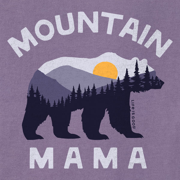 Life Is Good Women's Mountain Mama Bear Crusher Boxy Hoodie