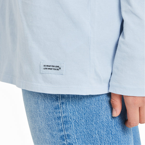 Life Is Good Women's Nature Heals Dragonfly Long Sleeve Crusher-LITE Hooded Tee