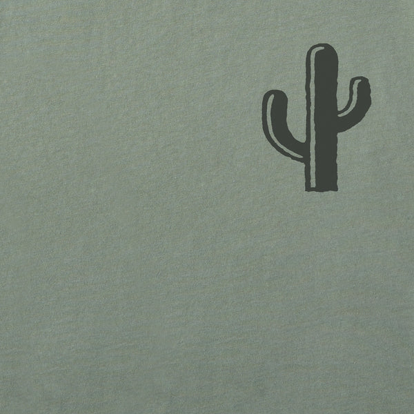 Life Is Good Women's Out Here Cactus Sunset Short Sleeve Crusher Boxy Tee