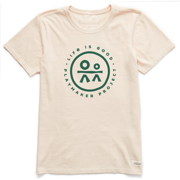 life is good Women's Playmaker Project Giving Short Sleeve Crusher Tee