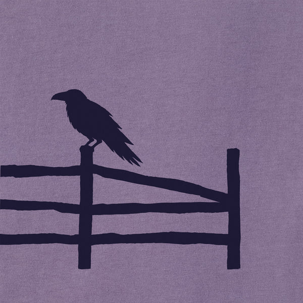 Life Is Good Women's Raven On A Fence Long Sleeve Crusher Tee