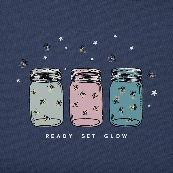 Life Is Good Women's Ready Set Glow Short Sleeve Crusher Vee