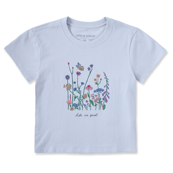 life is good Women's Realaxed Wildflowers Crusher-LITE Shrunken Tee