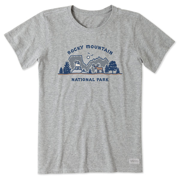 Life Is Good Women's Rocky Mountain Vista Short Sleeve Tee