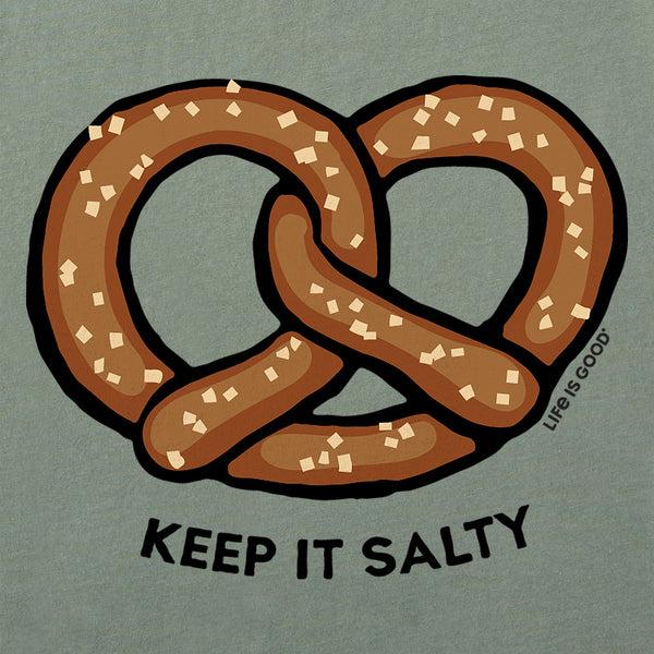 Life Is Good Women's Salty Pretzel Crusher-LITE Shrunken Tee