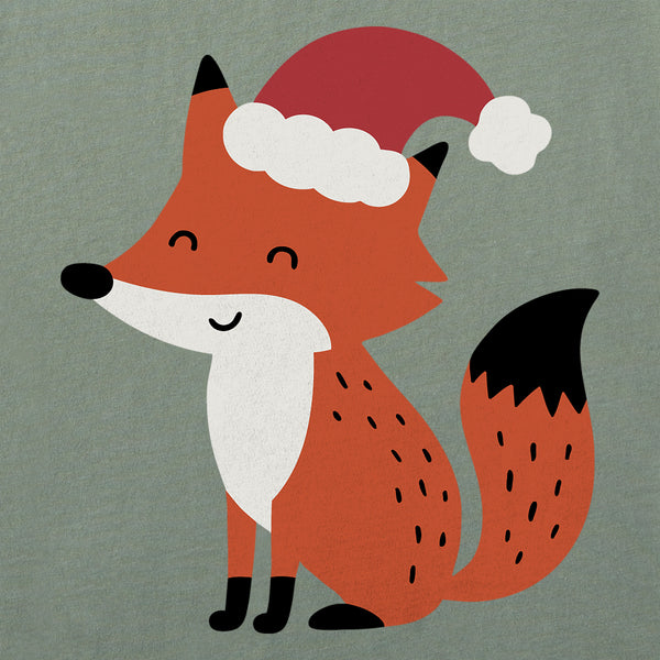 Life Is Good Women's Santa Fox Long Sleeve Crusher Vee