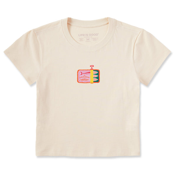 life is good Women's Sardine Tin Crusher-LITE Shrunken Tee