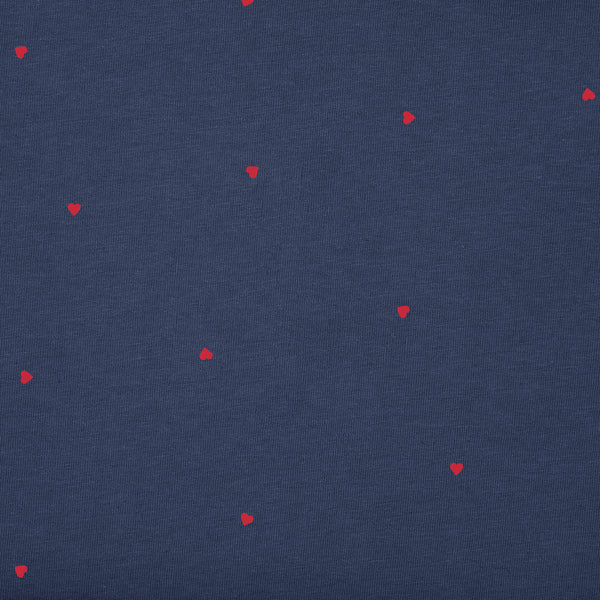 Life Is Good Women's Scattered Heart Pattern Crusher-LITE Easy Vee