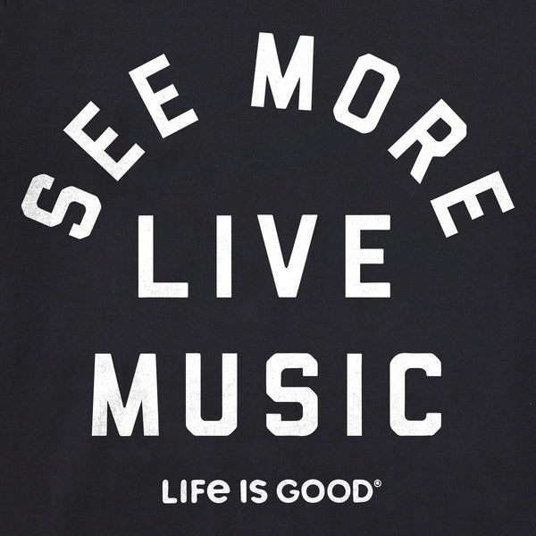Life Is Good Women's See More Live Music Crusher Boxy Hoodie