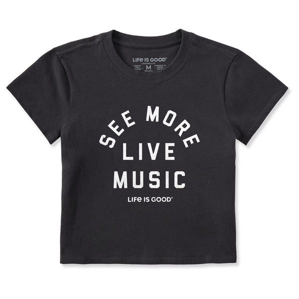 life is good Women's See More Live Music Crusher-LITE Shrunken Tee