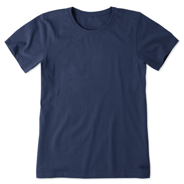 Life Is Good Women's Shine On Little Moon Short Sleeve Crusher Tee