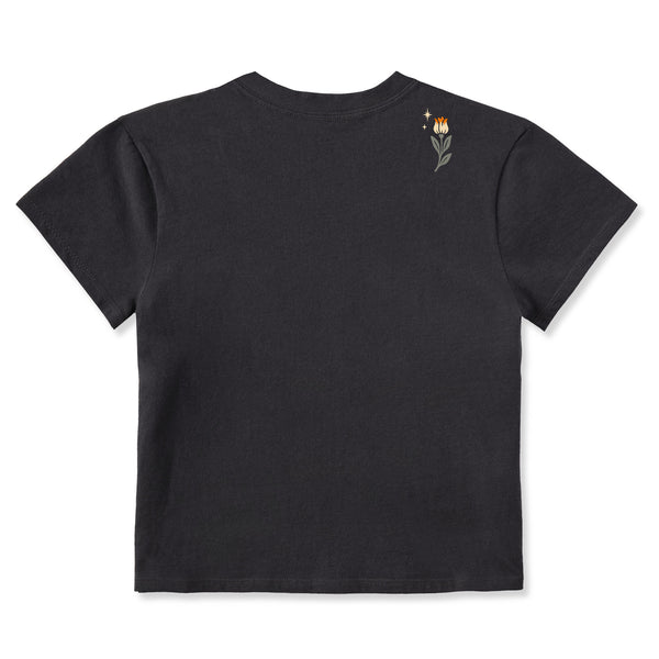 Life Is Good Women's Skull U0026 Snake Flowers Crusher-LITE Shrunken Tee