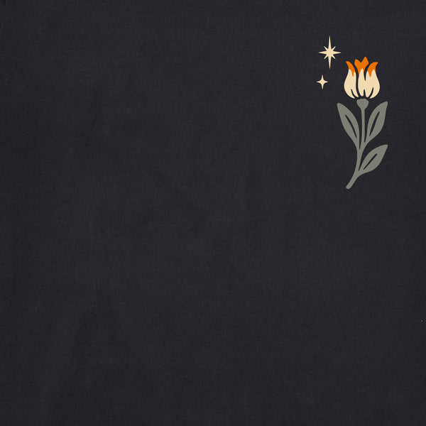 Life Is Good Women's Skull U0026 Snake Flowers Crusher-LITE Shrunken Tee