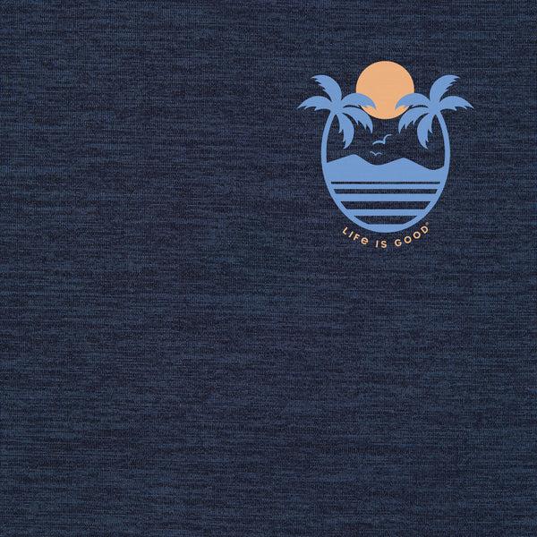 Life Is Good Women's Small Palms Long Sleeve Sun Crusher Hoodie