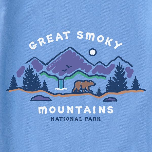 Life Is Good Women's Smoky Mountains Vista Short Sleeve Tee