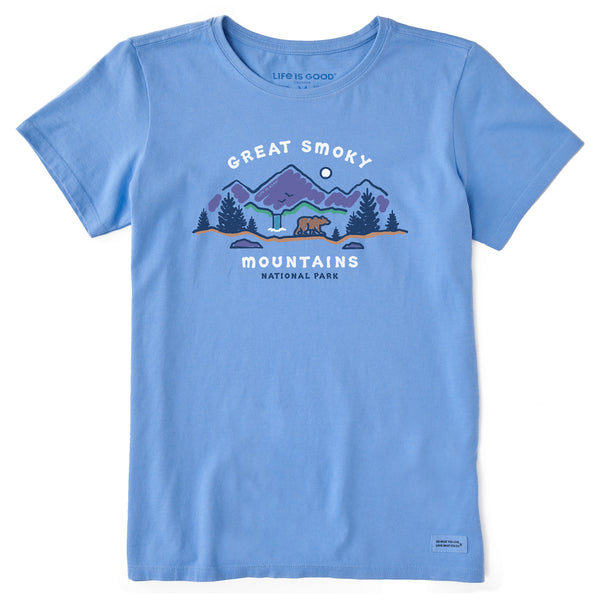 Life Is Good Women's Smoky Mountains Vista Short Sleeve Tee