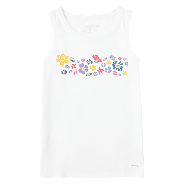 life is good Women's Spring Wildflowers Pattern Crusher Tank