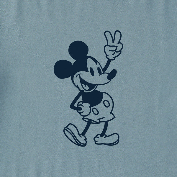 Life Is Good Women's Steamboat Willie Peace Mini Crusher Boxy Hoodie