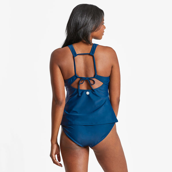 Life Is Good Women's Sun U0026 Sea High Neck Tankini Swimsuit Top