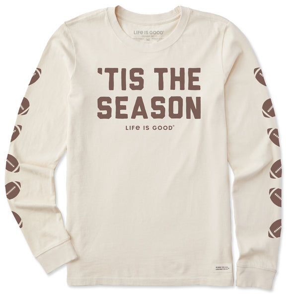 life is good Women's 'Tis the Season Football Long Sleeve Crusher Tee