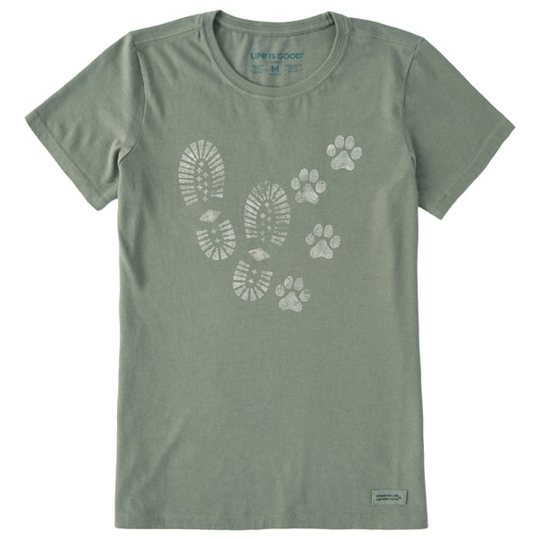 Life Is Good Women's Trails U0026 Tails Short Sleeve Crusher Tee