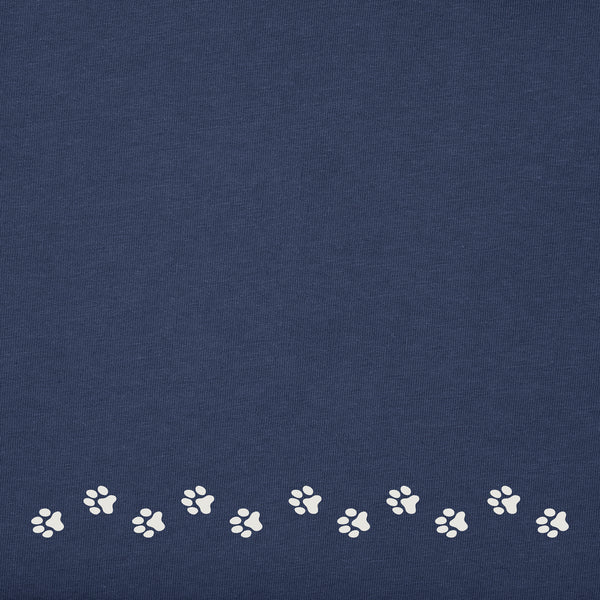 Life Is Good Women's Walking Paws Short Sleeve Crusher Tee