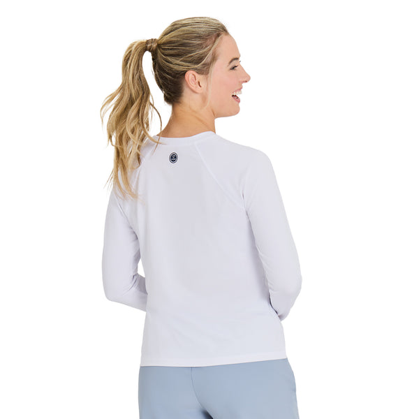 Life Is Good Women's Watercolor Daisy Long Sleeve Rashguard